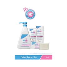 Sebamed Baby Bebek Bakım Seti Hassas Ciltler İçin 3'lü Şampuan Pişik Önleyici Krem Ve Kompakt