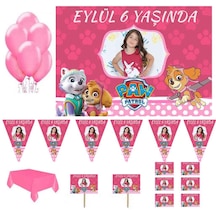 Paw Patrol Kız Doğum Günü Süsleme Seti Parti Malzemeleri +3