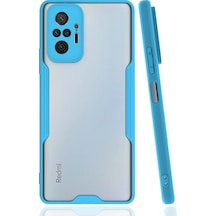 Newface - 211 - Xiaomi Redmi Note 10 Pro Kılıf Platin Silikon - Matxzngz - - Mavi