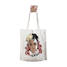 Art Hediye Xxxtentacıon İki Tarafı Kalıcı Baskılı Yıkanabilir Çanta Çok Renkli