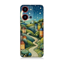 Reeder S19 Max Pro S Zoom Uyumlu Yıldızlı Tepede Masal Desenli Silikon Kılıf Çok Renkli