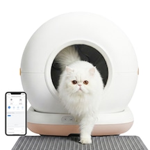 Haustier Cb001 Akıllı Otomatik Kedi Tuvaleti, App İle Kontrol, 75lt İç Hazne, 7lt Çöp Haznesi