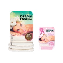 Dermapeel Sırt Kesesi + Pink Touch Yüz Kesesi Beyaz