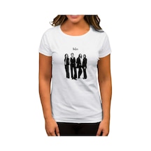 The Beatles Grup Beyaz Kadın Tişört Beyaz