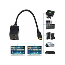 Hdmi Splitter Switch Kablosu 4587A Ekran Çoklayıcı Çoğaltıcı Hub