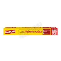 2 Adet Koroplast Hazır Kesilmiş Pişirme Kağıdı Dev Ekonomi 32'li