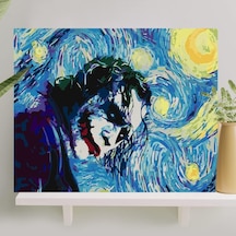 Palmiye Hobi Sanat Sayılarla Boyama Tuval Seti Fırça Boya Dahil Çıtalı 40x50 Cm - Joker
