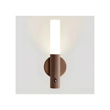 1w Magnetli Sensörlü Led Aplik Hs-5890 Kablosuz Duvar Lambası Gün Işığı Beyaz
