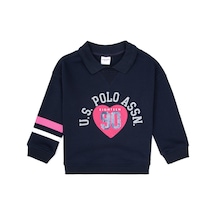 U.s. Polo Assn. Kız Çocuk Lacivert Sweatshirt 50314286-vr033 Lacıvert