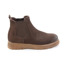 Bambi Kahve Nubuk Hakiki Deri Erkek Bot & Bootie E02699319701 Kahverengi