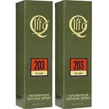 Q Life No:203 Erkek Parfüm EDC 50 ML x 2 Q Life No:203 Erkek Parfüm EDC 50 ML x 2