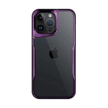 Newface Apple İphone 16 Pro Kılıf Boyi Silikon Kapak - Derin Mor