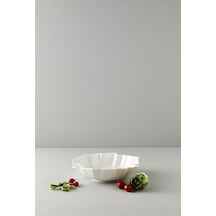 Be Original 31 Cm Leaf Kase Zarif Servis Kasesi Porselen Görünümlü Modern Tasarım Sofra Ve Sunum İçin Şık Seçim Açık