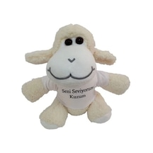 Sevimli Peluş Kuzu Tişört İle 24 Cm Hediye Seçeneği