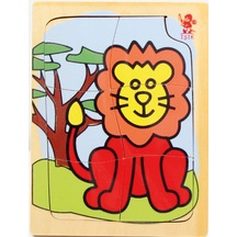 Aslan Ahşap Puzzle