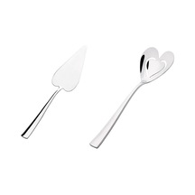 Nehir Can & Canan Servis Kaşığı - Servis Spatula Küreği 2 Li 18/10 Paslanmaz Çelik