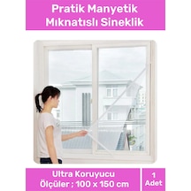 Özel Üretim Tak Çıkar Tül Kesilebilir Cırt Bantlı 100 150 Cm Toz Mutfak Balkon Pencere Sinekliği Tül