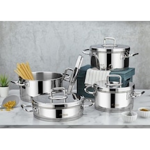 Aryıldız Vento Prestige 4 Parça Tencere Set Çelik Kapak Renkli