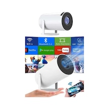 Sinema Projektörü Android Hdmı Usb Wifi Ses Çıkışlı Ayaklı Projeksiyon Taşınabilir 01195435