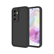 Samsung Samsung Uyumlu Galaxy A36 Kılıf Viera Silikon - Siyah