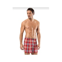 Erdem 1440 Erkek Desenli Poplin Boxer 3 Adet Çok renkli
