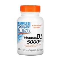 Doctor's Best Vitamin D3 125 MCG 5000 IU 360 Softgels
