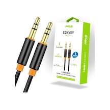 Jopus Aux Kablosu Universal Ja-05 Convey 3.5Mm 1 Metre Siyah