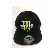 Monster Snapback Hiphop Rap Cap Şapka Siyah