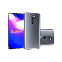 Kilifone - Redmi 9 Uyumlu - Kılıf Şeffaf Soft Slim Fitt Süper Silikon Kapak - Şeffaf
