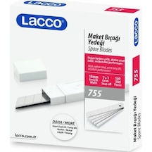 Lacco Geniş Maket Bıçağı Yedeği 18Mm 100 Adet