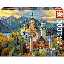 Educa 1000 Parça Neuschwanstein Şatosu Puzzle - Neuschwanstein Castle - 19933