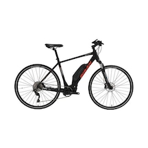 Bisan E-trekkıng Elektrikli Erkek Şehir Bisikleti 50cm Hd 28 Jant 10 Vites Mat Siyah Kırmızı Çok Renkli