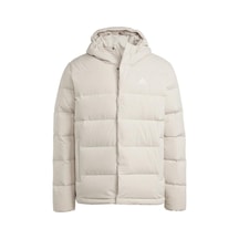 Adidas Helionic Hooded Down Erkek Mont Bej Iz4702 Bej