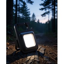 Astraltech Taşınabilir Led Kamp Işığı 800 Lümen Manyetik Kapak Açma Çok Renkli