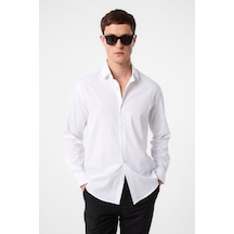 Antioch Slim Fit Erkek Gömlek A25y10123 Beyaz