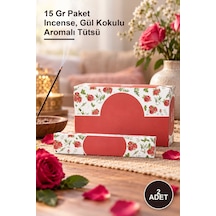 2 Adet Rose Masala Tütsü 15 Gr Paket Incense, Gül Kokulu Aromalı Tütsü