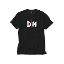 Depeche Mode Logo Siyah Tişört Siyah