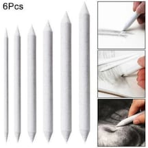 Toz Pastel Dağıtıcı 6'lı Set Kaynaştırma Kalemi 1-2-3-4-5-6 Numraları Çok Renkli