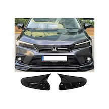 2022+ Honda Civic Fe Batman Yarasa Ayna Kapağı Kaplama Piano Black