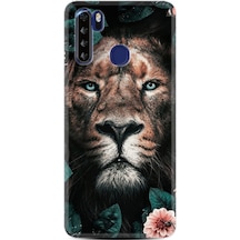 Reeder P13 Blue Max Kılıf Boyun Askılı Leon Flowers 1333 Siyah