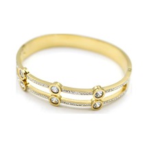 Taşlı Bilezik - Altın Altın