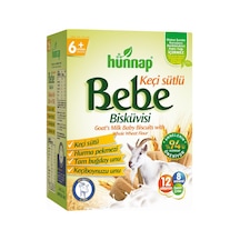 Hünnap Keçi Sütlü 6+ Ay Bebe Bisküvisi 400 G