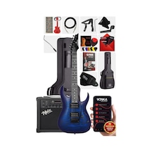 Maxword Grade-25amp Blue Rosewood Yüksek Kalite Floyde Rose 25w Amfili Elektro Gitar