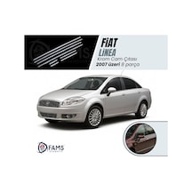 Famsotomotiv Fiat Linea Krom Cam Çıtası 8 Prç. 2007 Ve Üzeri P.Çelik