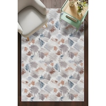 Villadia Home Textile Kaymaz Taban Modern Desen Halı Yolluk Leke Tutmaz Kolay Temizlenir Koridor Salon Yatak Mutfak Odası Vd4043multi Multi