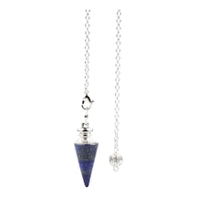 Lapis Lazuli Doğal Taş Pandül N11.28198 Gümüş