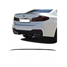 BMW G30 2017-2021 PLASTİK BOYASIZ M STYLE İNCE SPOİLER-SPOYLER
