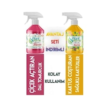 Çiçek Açtıran Bitki Besini Ve Kaktüs Besini Avantajı Seti 1