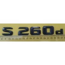 Mercedes Uyumlu Yazı S 260d Siyah