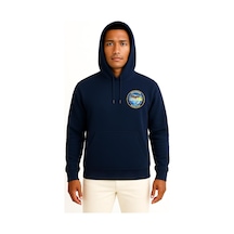 Bahriyeli Collection Kapüşonlu Tcg Doğan P-340 Cep Ve Sırt Tasarımlı Unisex Sweatshirt Lacivert